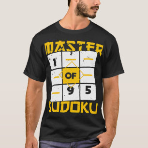 Meister von Sudoku Sudoku Champion Math Game Joke  T-Shirt
