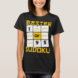 Meister von Sudoku Sudoku Champion Math Game Joke T-Shirt