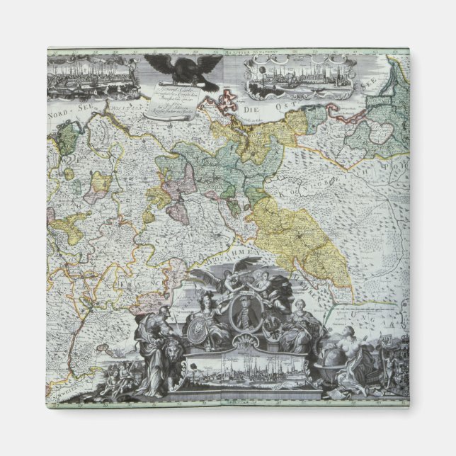 Meisterblatt des preußischen Souverän Magnet (Vorne)