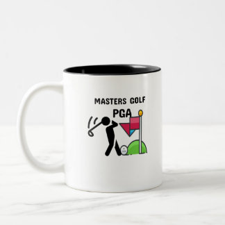 Meistergolfpga Zweifarbige Tasse