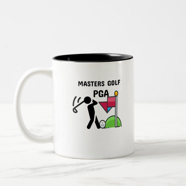 Meistergolfpga Zweifarbige Tasse (Links)