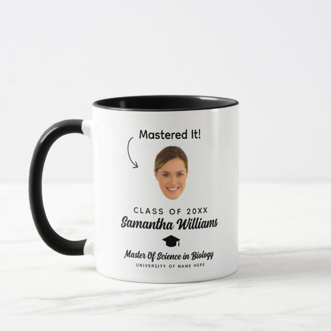 Meisterhaft - Benutzerdefiniertes Foto Master-Absc Tasse (Links)