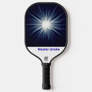 Meisterhafter Schlag – Kühnes Kosmisches Design Pickleball Schläger