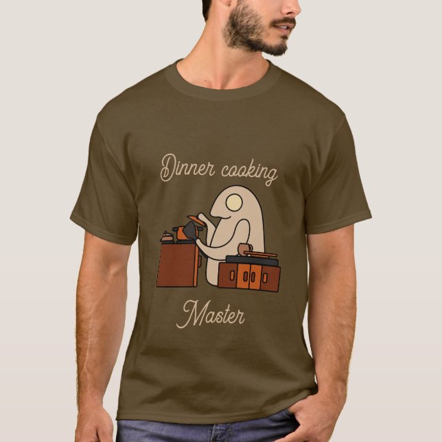 Meisterkoch des Abendessens T-Shirt (Vorderseite)