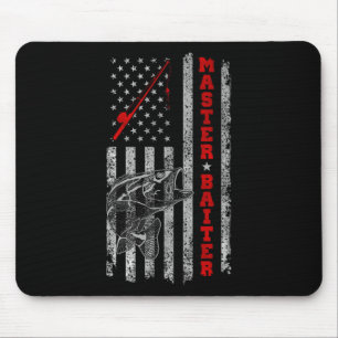 Meisterköder für Männer Lustige Angelhemden Männer Mousepad