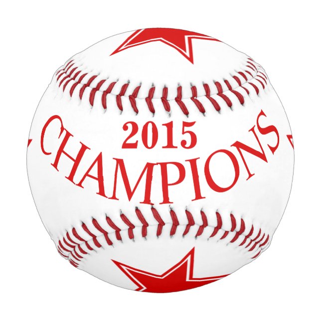 Meisterschaft Allstars Personalisiert Keepake Baseball (Rückseite)