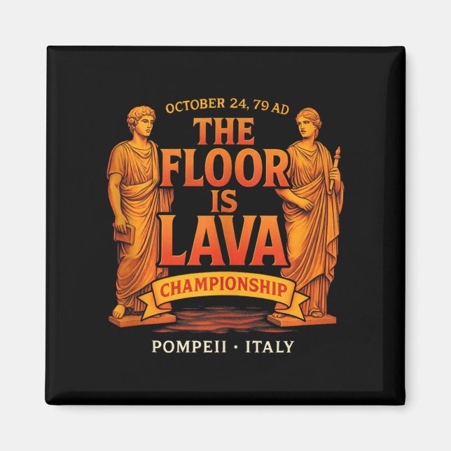 Meisterschaft - Pompeji History Buff Tank Top Magnet (Vorne)