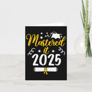 meisterte es Cl von 2025 Master-Grad phd Geschenke Karte