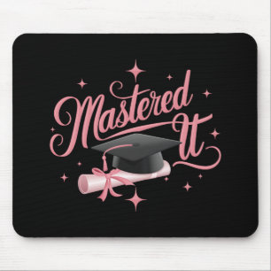 Meisterte Es Master-Absolvent MBA-Abschluss Mousepad