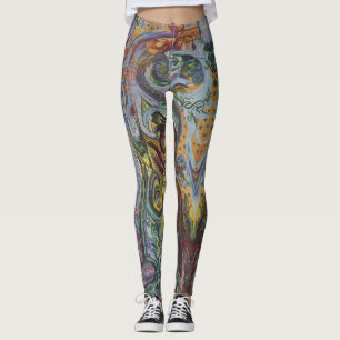 Meisterwerk Abstrakte Leggings