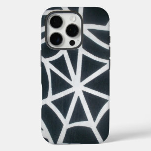Meisterwerk der Natur: Das Web einer Spinne. iPhone 16 Pro Hülle