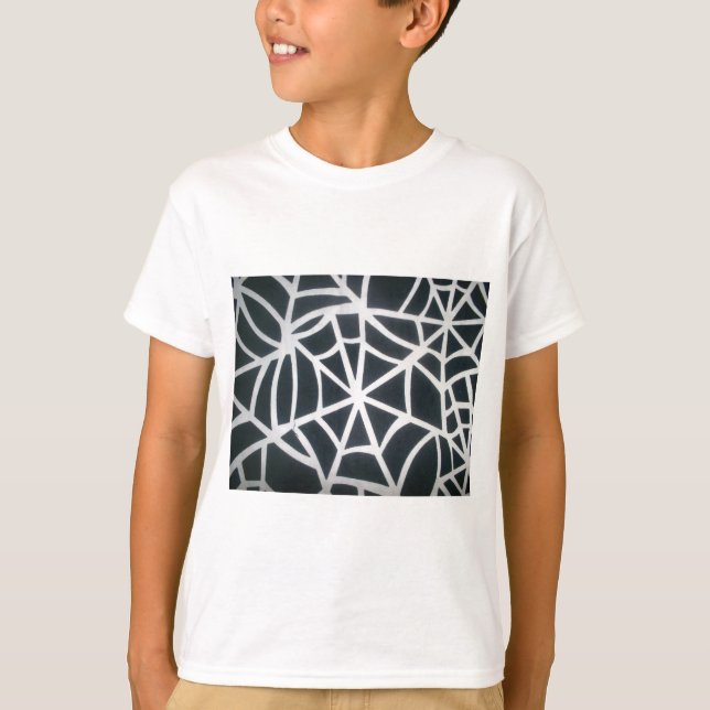 Meisterwerk der Natur: Das Web einer Spinne. T-Shirt (Vorderseite)