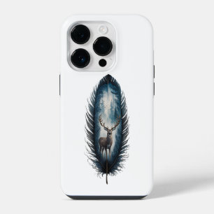 "Meisterwerk der Natur: iPhone-Hülle mit Hirschfed iPhone 14 Pro Hülle