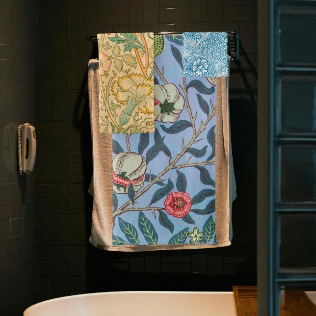 Meisterwerke von William Morris Badhandtuch Set (Masterpieces From William Morris Bath Towel Set, or buy separately. )