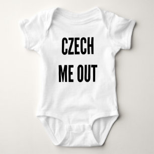 Meistgekaufte Babyparty Tscheche ich heraus Baby Strampler