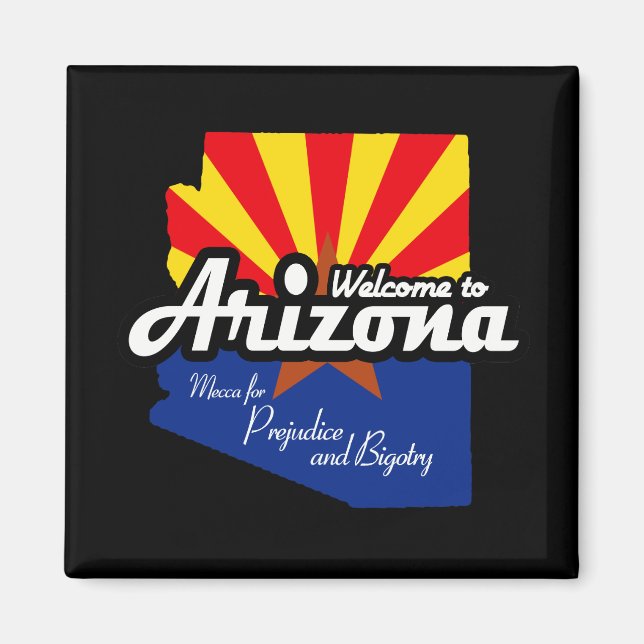 Mekka für Vorurteile und Bigotterie Magnet (Vorne)