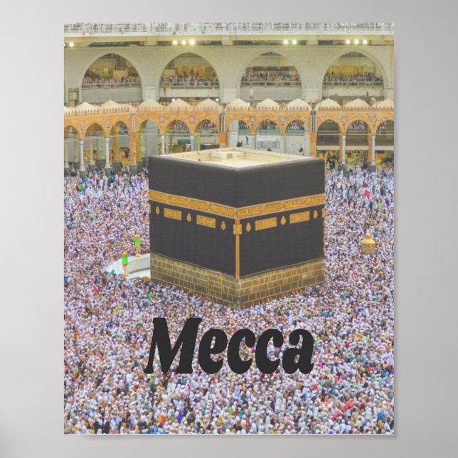 Mekka Saudi-Arabiens Islams heiligste Stadt, Kaaba Poster (Vorne)
