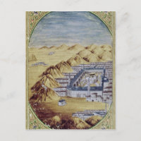 Mekka umgeben von den Bergen von Arafa