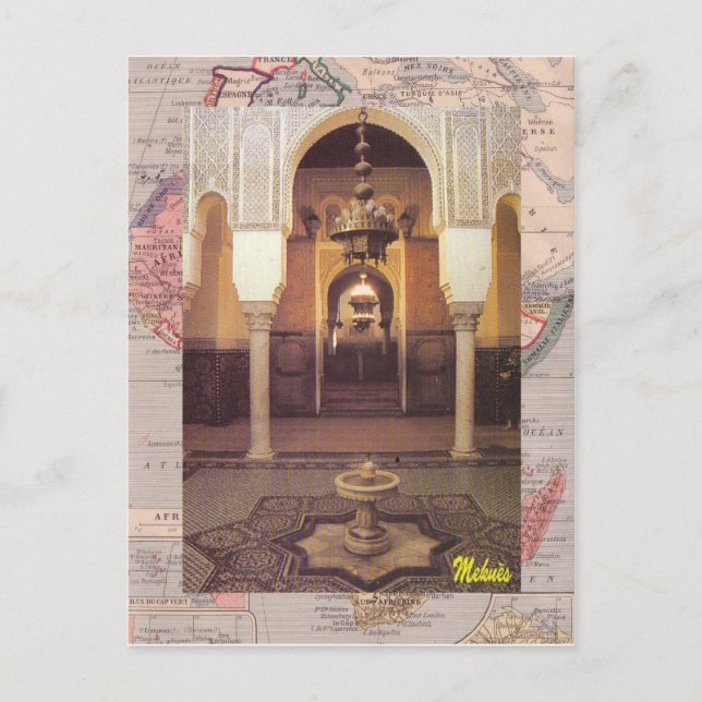 Meknes Moschee Postkarte (Vorderseite)