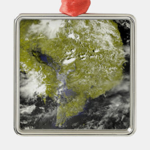 Mekong-Delta und die Tonle-Sap Silbernes Ornament