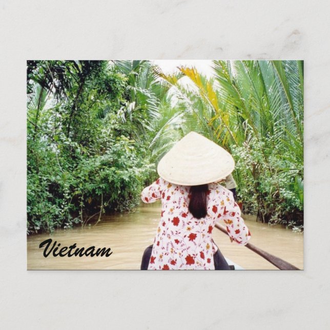 Mekong Postkarte (Vorderseite)
