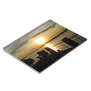 Mekong River Sunset ... Nong Khai, Isaan, Thailand Notizblock