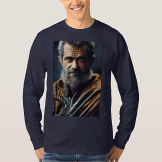 Mel gibson mit größer T-Shirt