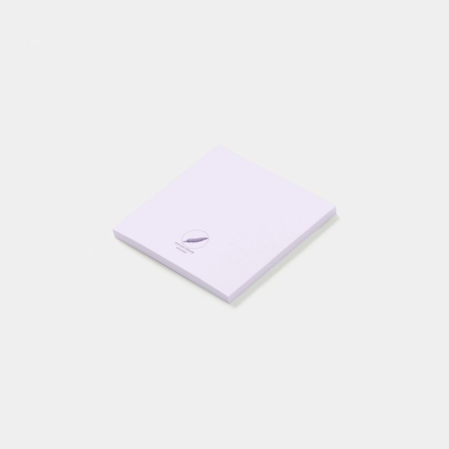 Mel Mae Schmidt Stationery Logo Post-it Klebezettel (angewinkelt)