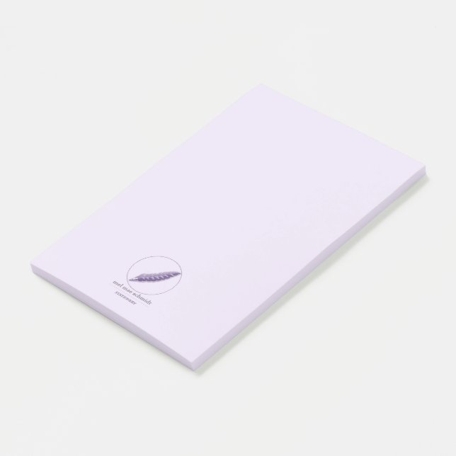 Mel Mae Schmidt Stationery Logo Post-it Klebezettel (angewinkelt)