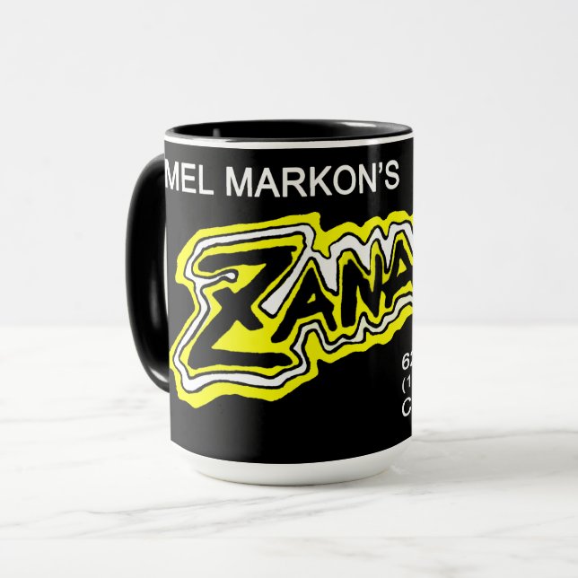 Mel Markon, Zanadu, Chicago, Illinois Tasse (Vorderseite Links)