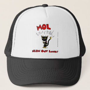Mel "MOL: MEOW OUT LOUD"-Hut Truckerkappe