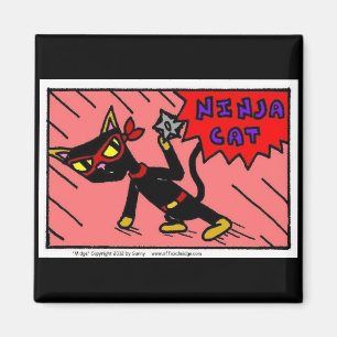 Mel NINJA CAT Magnet
