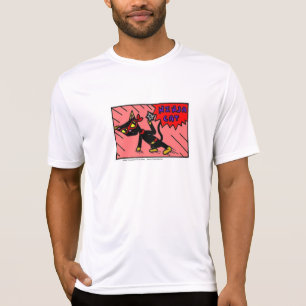 Mel NINJA CAT Mens Performance T - Shirt