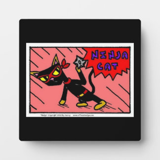 Mel NINJA CAT Plaque Fotoplatte