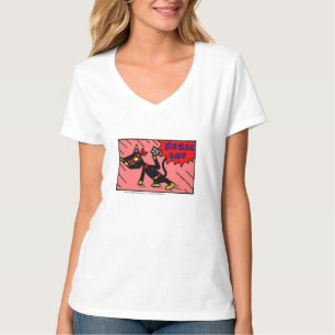 Mel "NINJA CAT" Womens V-Neck T - Shirt