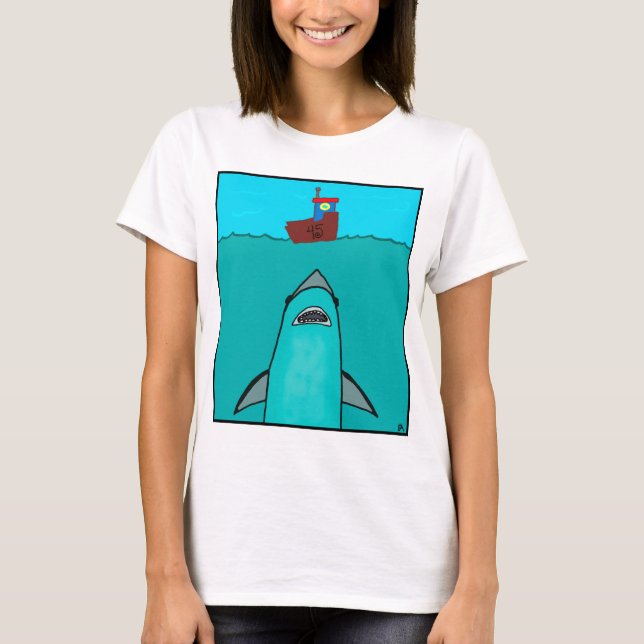 Mel the Shark Tshirt (Vorderseite)