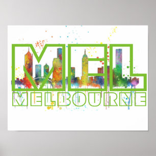MEL - VICTORIA - Plakat