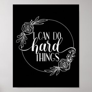 Mela Motivierend Workout-Designs, die ich hart erl Poster