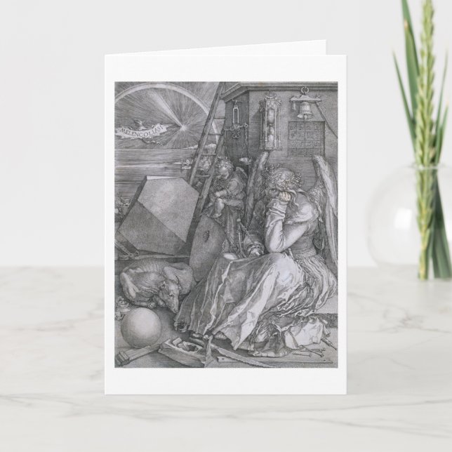 Melancholia, Albrecht Durer Karte (Vorderseite)