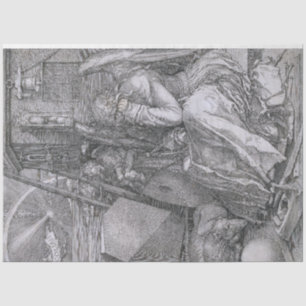 Melancholia, Albrecht Durer Seidenpapier