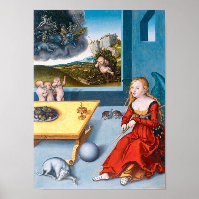 Melancholia | Lucas Cranach the Elder | Poster (Vorne)