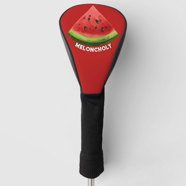 Melancholie Golf Headcover (Vorderseite)