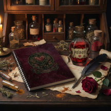 Melancholie-Hof-Gotisches-Siegel-Hardcover-Journal