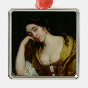 Melancholie Silbernes Ornament