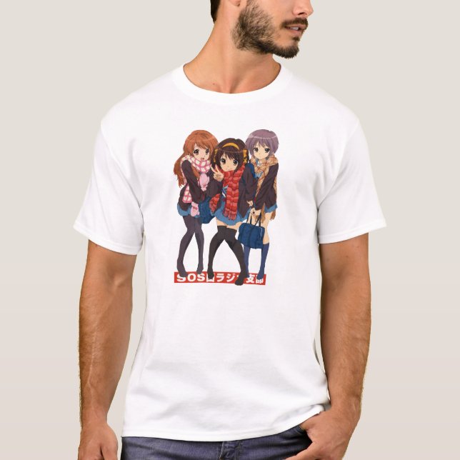 Melancholie von Haruhi Suzumiya T-Shirt (Vorderseite)