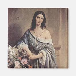 Melancholische Gedanken (von Francesco Hayez) Magnet