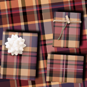 Melancholische übergroße Herbstsonnenuntergangs-Ka Geschenkpapier Set