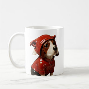 Melancholischer Welpe Kaffeetasse