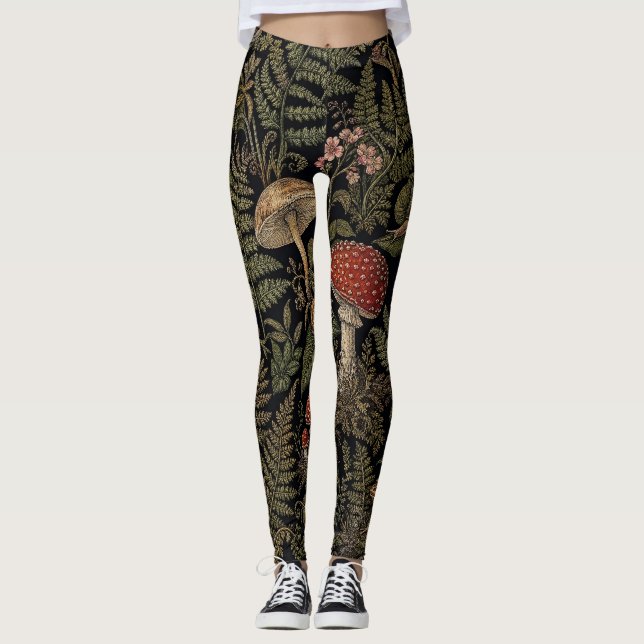 Melancholisches Cottagecore Leggings (Vorderseite)
