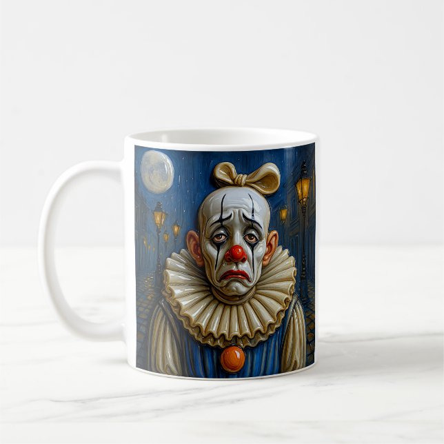 Melancholy Clown Kaffeetasse (Links)